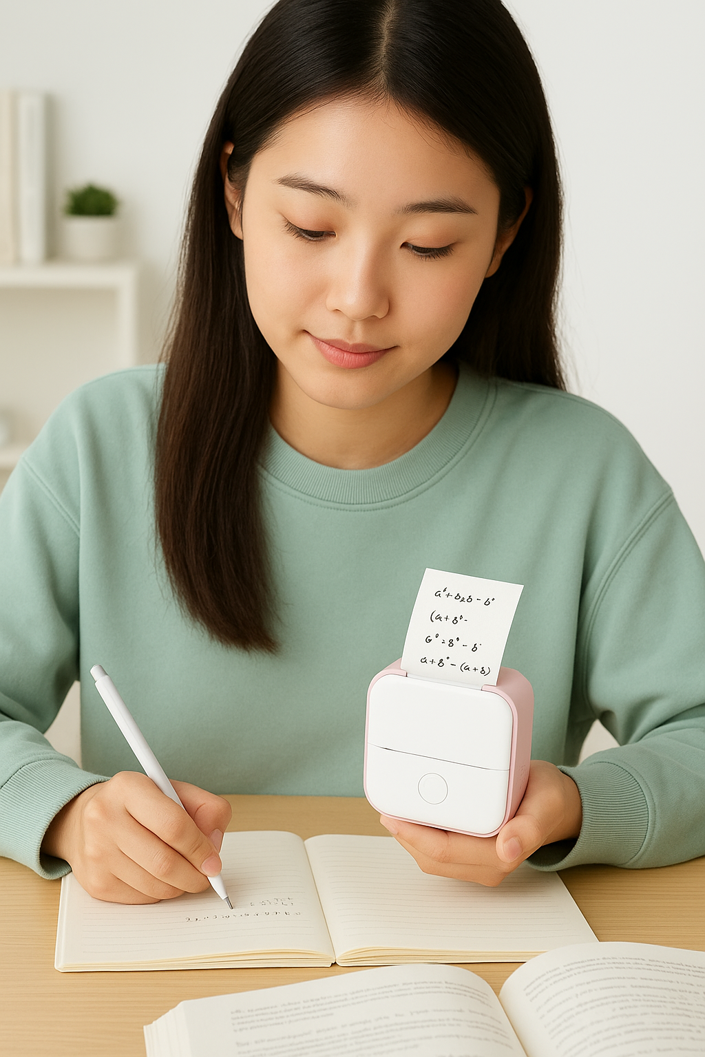 Mini Bluetooth Thermal Printer | Portable Label & Photo Printer
